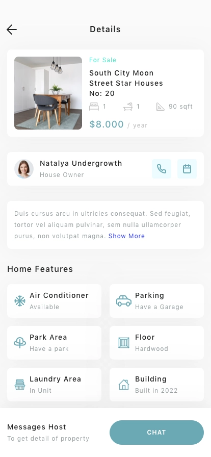 Rent & Sales Property App UI Kit - Screenshot 3