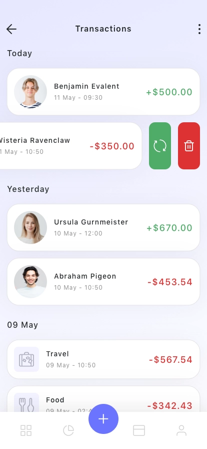 Money Sending Mobile App UI Kit - Screenshot 5
