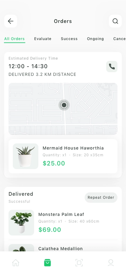 Plant Shop Mobile App UI Kit - Screenshot 2