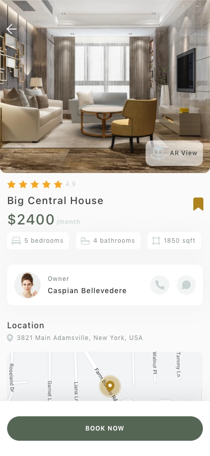Real Estate Mobile App UI Kit - Screenshot 2