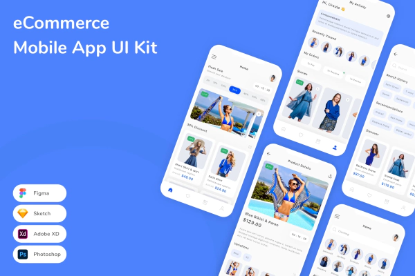 eCommerce Mobile App UI Kit