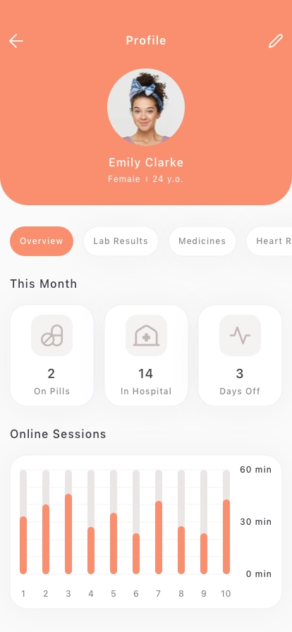 AI Healthcare Mobile App UI Kit - Screenshot 3
