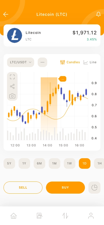 Crypto Wallet Mobile App UI Kit - Screenshot 3