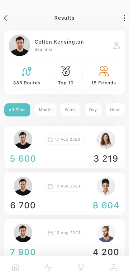 Walking Mobile App UI Kit - Screenshot 2