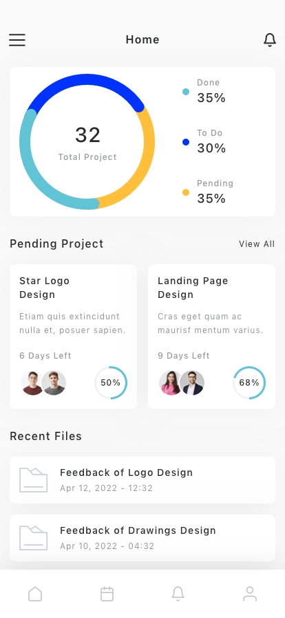 Task Management App UI Kit - Screenshot 1