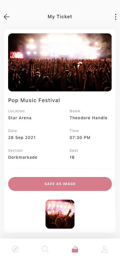 Event Booking Mobile App UI Kit - Screenshot 4