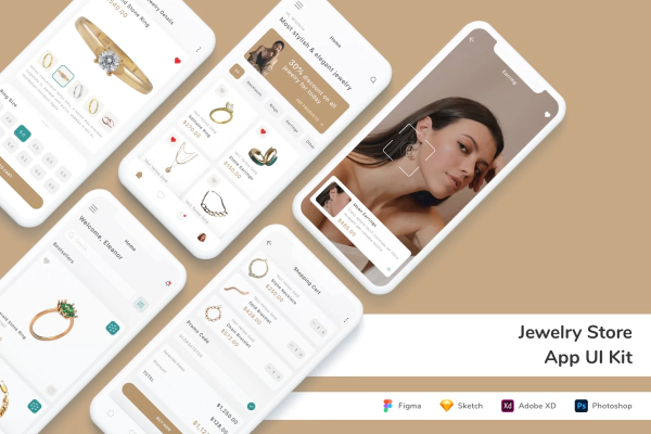 Jewelry Store App UI Kit