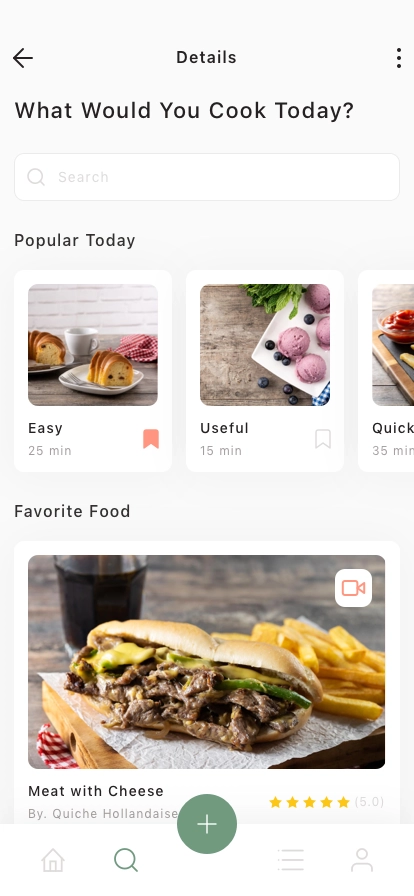 Food Recipe Mobile App UI Kit - Screenshot 3