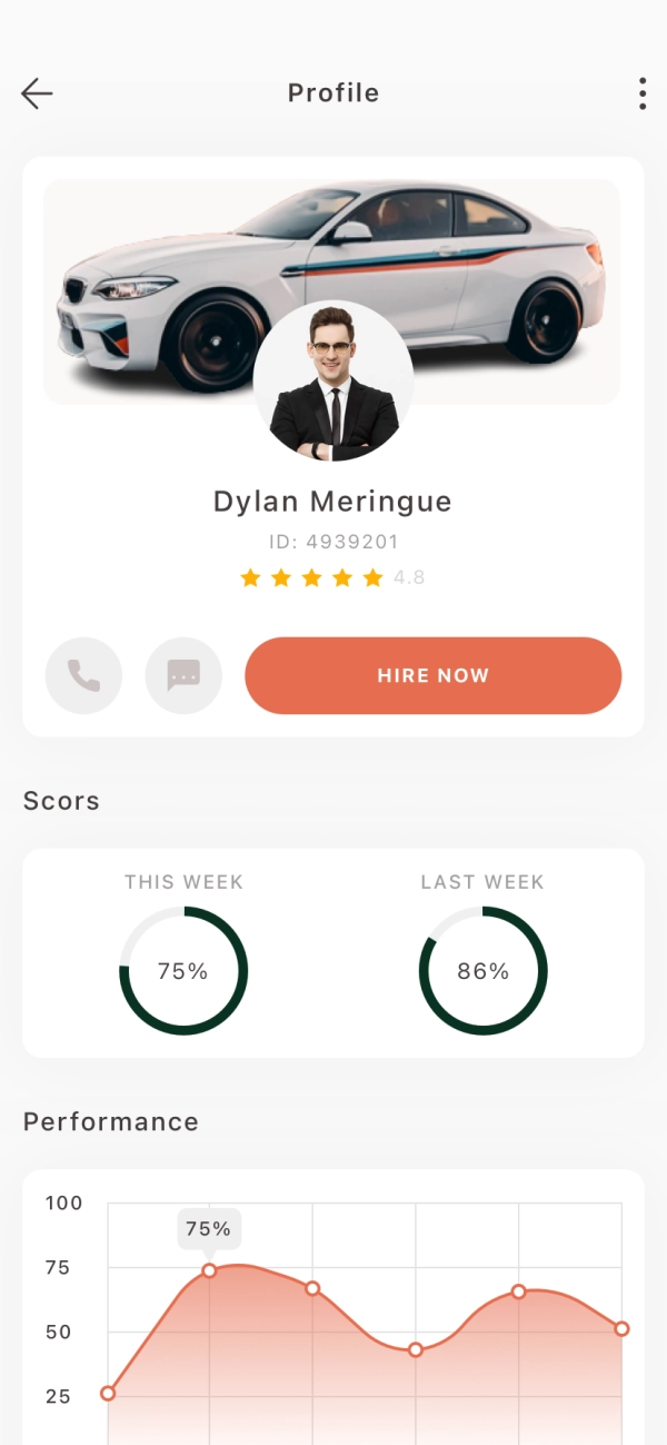 Car Service Mobile App UI Kit - Screenshot 3