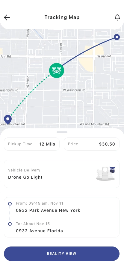 Shipment Tracker Mobile App UI Kit - Screenshot 4