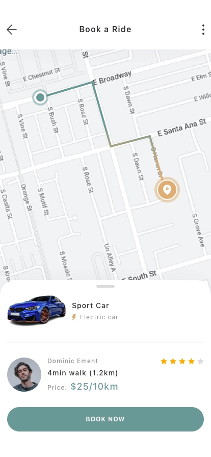 Ride Share Mobile App UI Kit - Screenshot 2