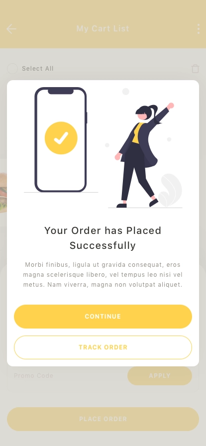 Food Ordering Mobile App UI Kit - Screenshot 5