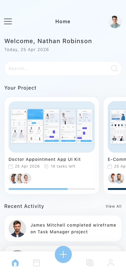Task Manager Mobile App UI Kit - Screenshot 3