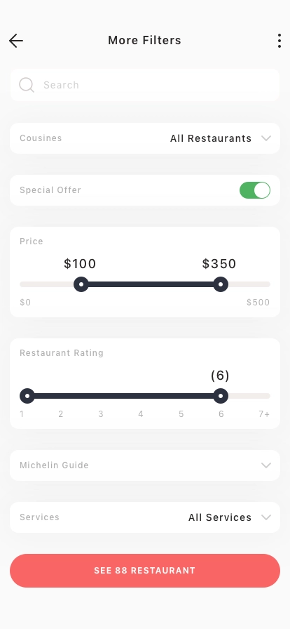 Restaurant Finder Mobile App UI Kit - Screenshot 4