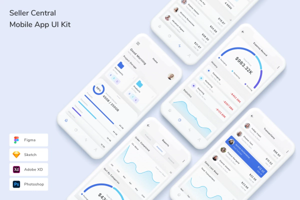 Seller Central Mobile App UI Kit