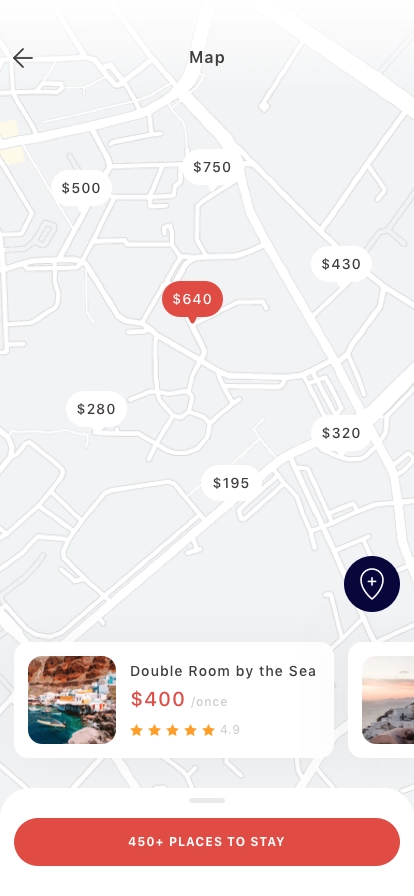 Travel Booking Mobile App UI Kit - Screenshot 2