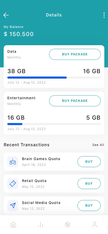 Internet Provider Mobile App UI Kit - Screenshot 5