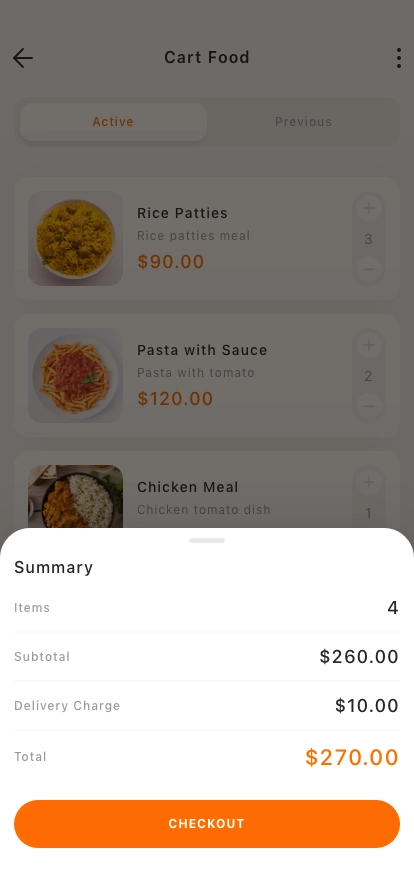 Food Delivery Mobile App UI Kit - Screenshot 3