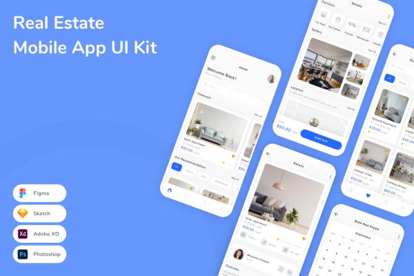 Real Estate Mobile App UI Kit