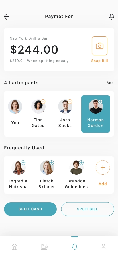 Payment Splitting App UI Kit - Screenshot 3