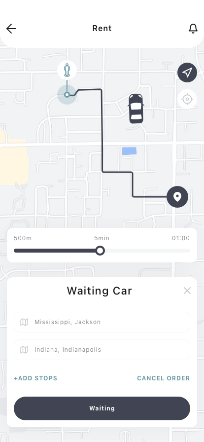 Ride Share Mobile App UI Kit - Screenshot 2