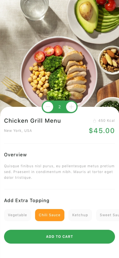 Food Ordering Mobile App UI Kit - Screenshot 3