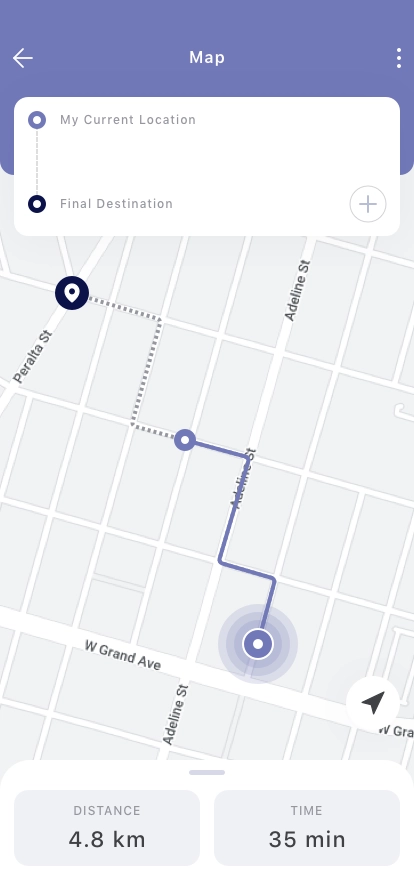 Location Tracker Mobile App UI Kit - Screenshot 5