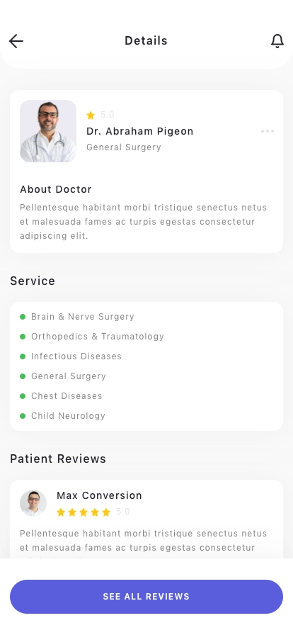 Doctor Appointment Mobile App UI Kit - Screenshot 4