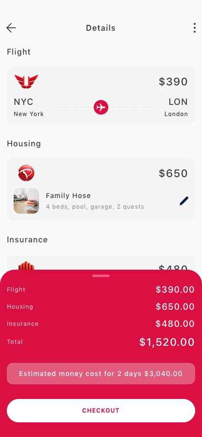 Flight Booking Mobile App UI Kit - Screenshot 5