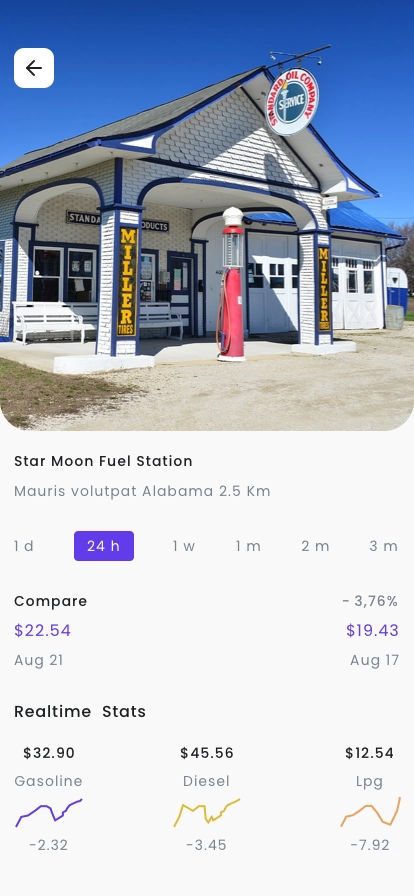 Fuel Station Finder App UI Kit - Screenshot 3