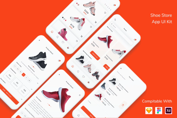 Shoe Store App UI Kit