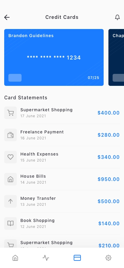 Stock Market Mobile App UI Kit - Screenshot 1