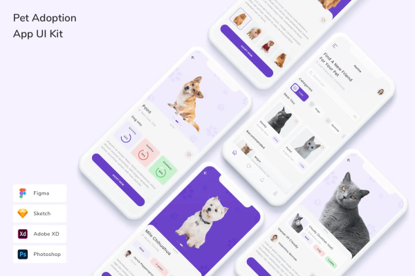 Pet Adoption App UI Kit