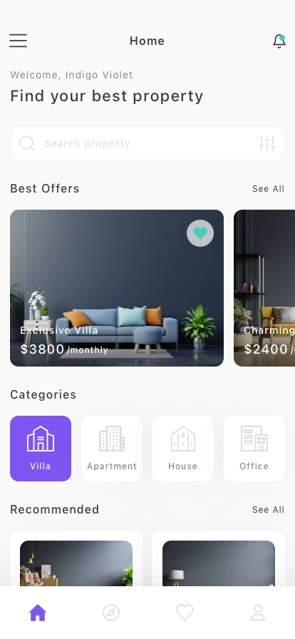 Property Mobile App UI Kit - Screenshot 1