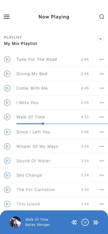 Music Player App UI Kit - Screenshot 7