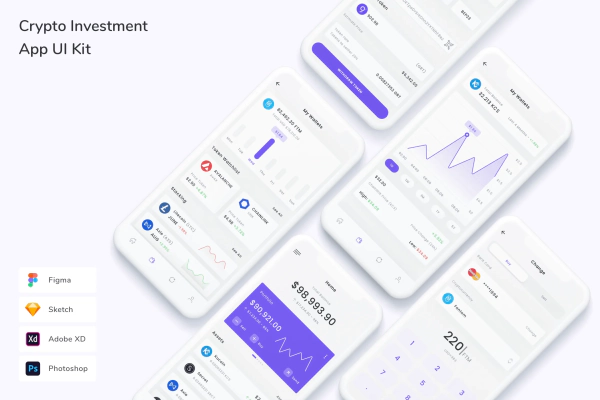 Crypto Investment App UI Kit