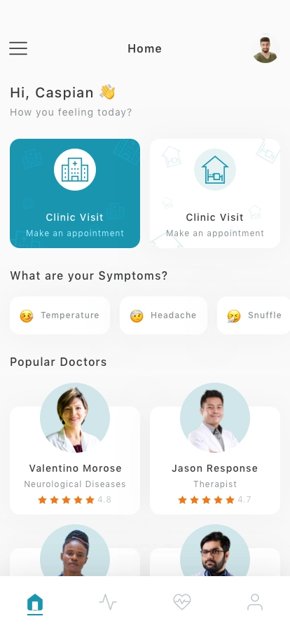 Health Tracker Mobile App UI Kit - Screenshot 1
