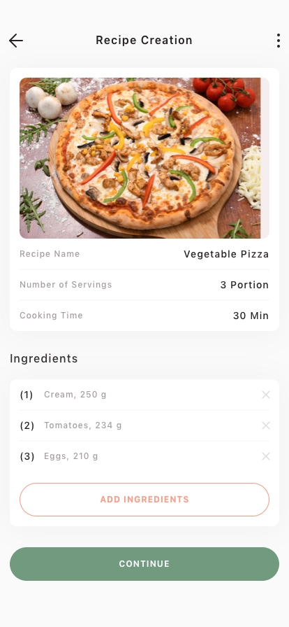 Food Recipe Mobile App UI Kit - Screenshot 4