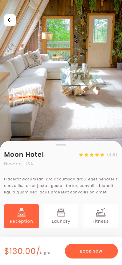 Travel App Details UI Kit - Screenshot 5