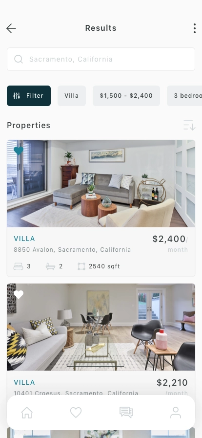 Home Leasing Mobile App UI Kit - Screenshot 5