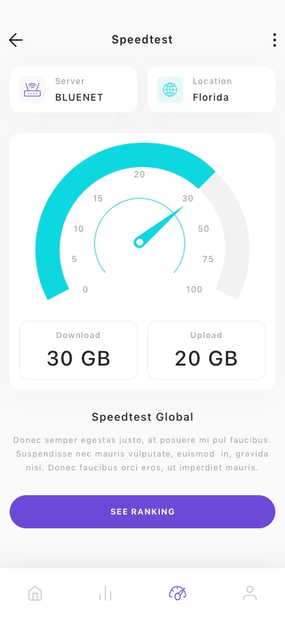 E-sim & Internet Data Management Mobile App UI Kit - Screenshot 5