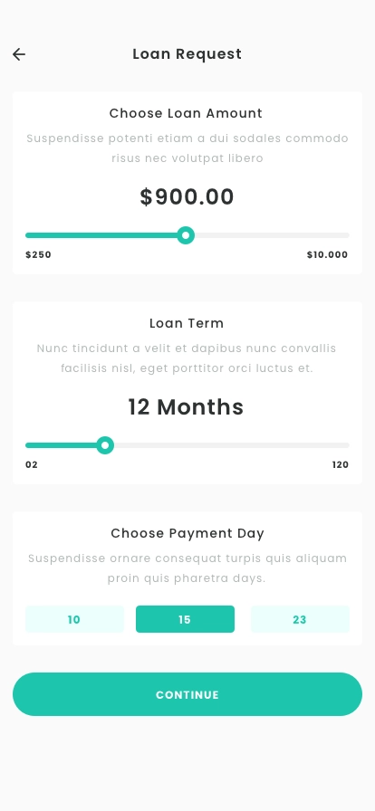 Loan Assistant App UI Kit - Screenshot 2