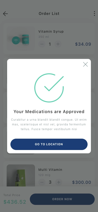 Medicine Delivery Mobile App UI Kit - Screenshot 5