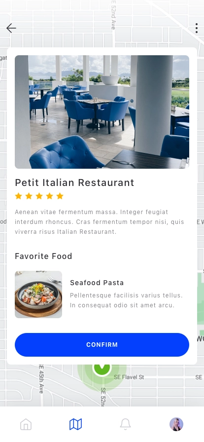 Maps Concept Mobile App UI Kit - Screenshot 5