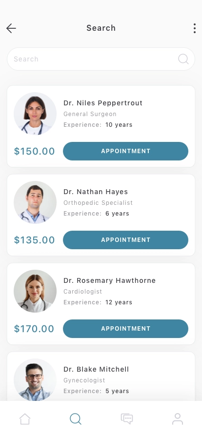 Healthcare & Doctor Mobile App UI Kit - Screenshot 2