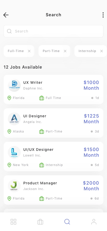 Job Finding Mobile App UI Kit - Screenshot 4