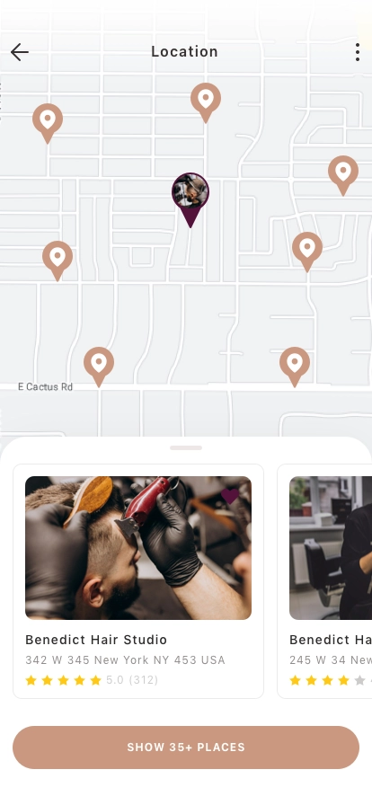 Salon Appointment Mobile App UI Kit - Screenshot 4
