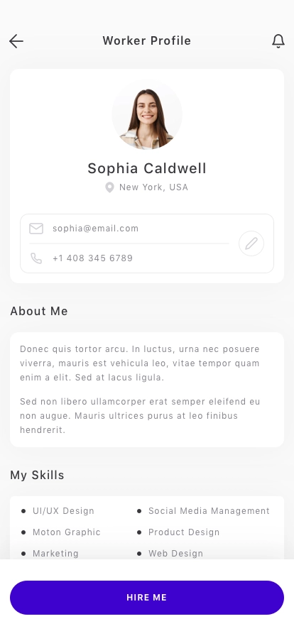 Job Finder Mobile App UI Kit - Screenshot 5