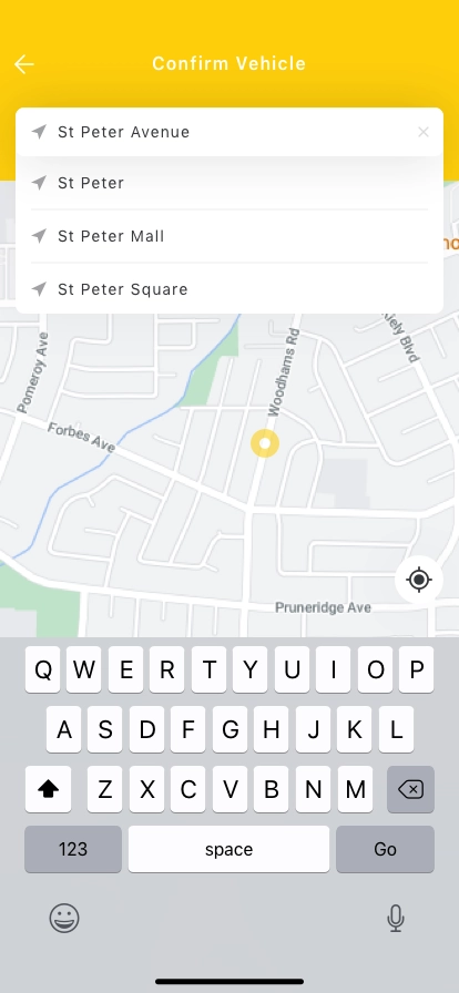 Taxi Booking Mobile App UI Kit - Screenshot 2