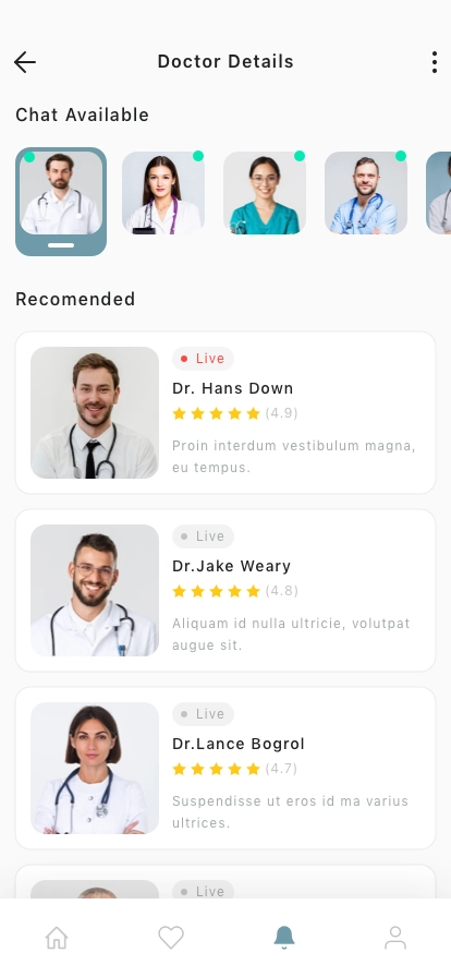 HealthCare Mobile App UI Kit - Screenshot 3